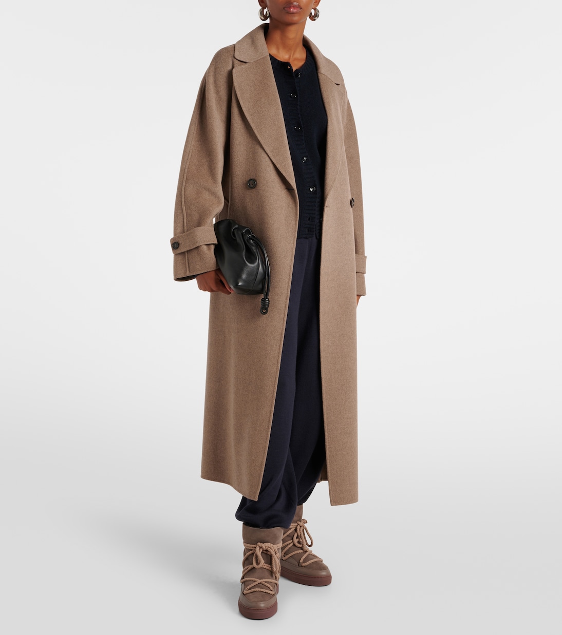 Botas de nieve Classic Wedge de piel | Inuikii