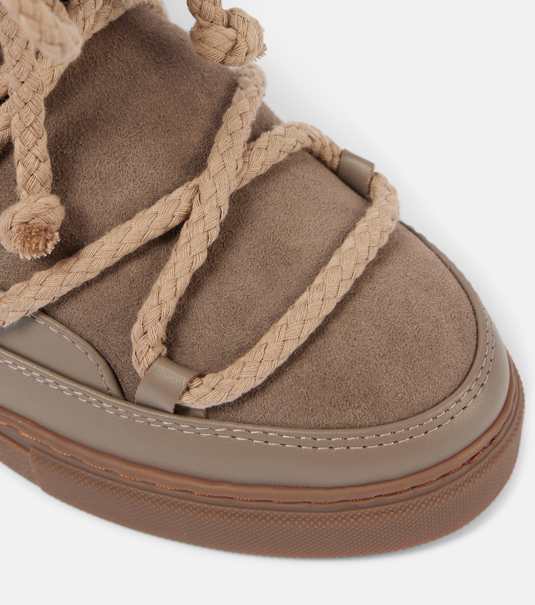 Botas de nieve Classic Wedge de piel | Inuikii