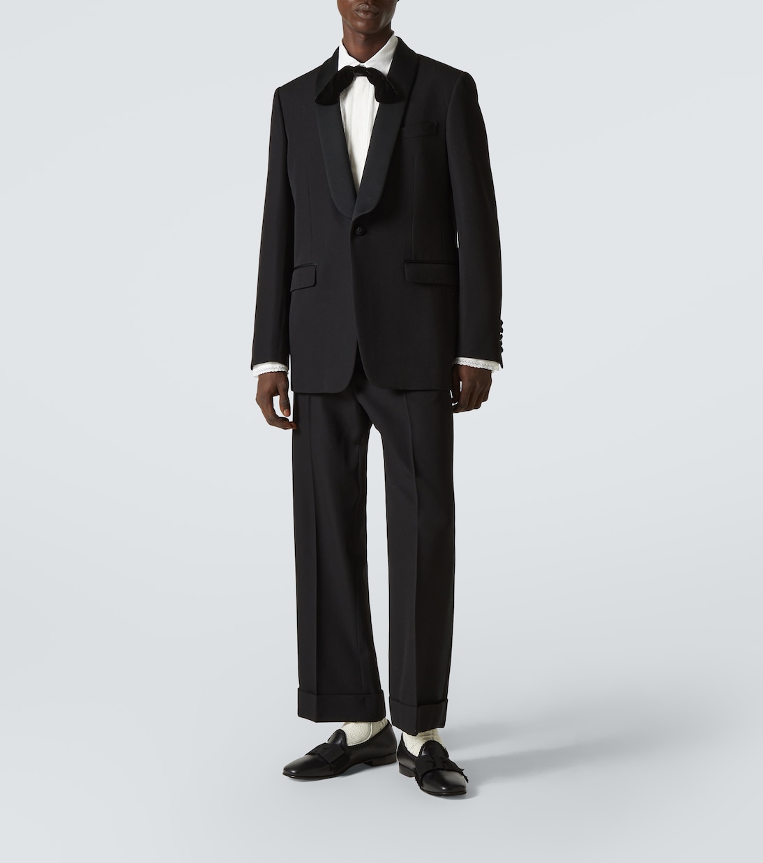 Virgin wool tuxedo jacket | Valentino
