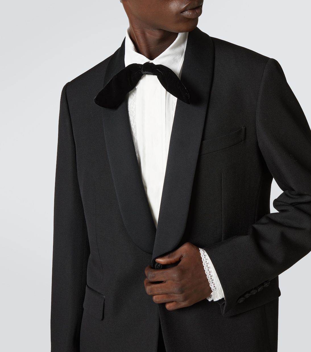 Virgin wool tuxedo jacket | Valentino