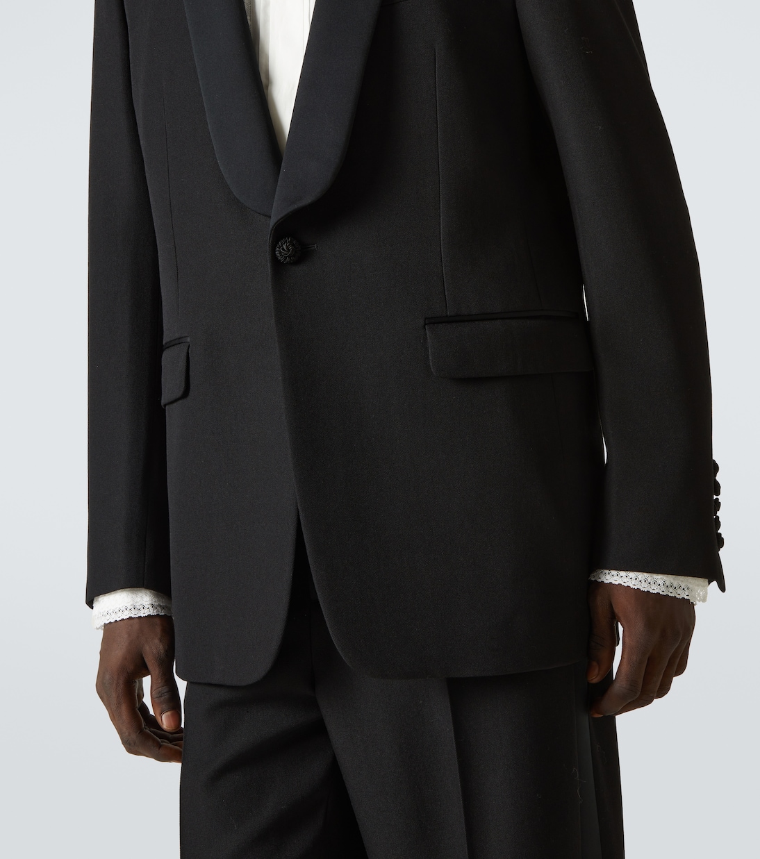 Virgin wool tuxedo jacket | Valentino