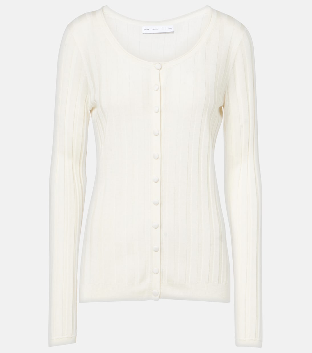 White Label  - Cardigan Hattie in maglia a coste | Proenza Schouler