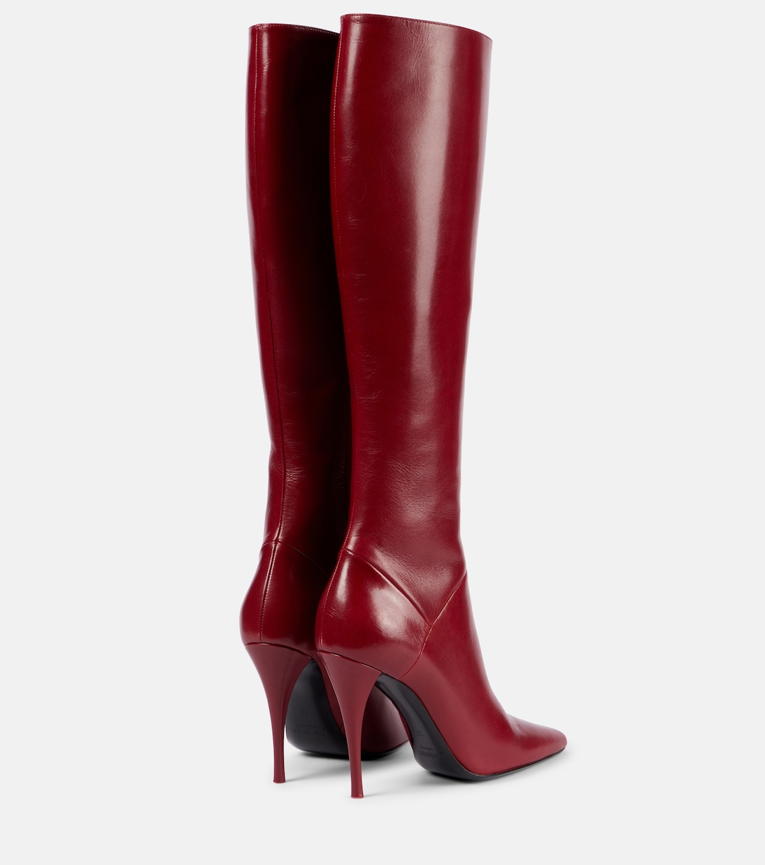 Botas altas Vivian 100 de piel | Saint Laurent