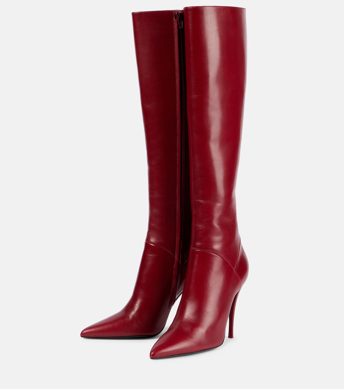 Botas altas Vivian 100 de piel | Saint Laurent