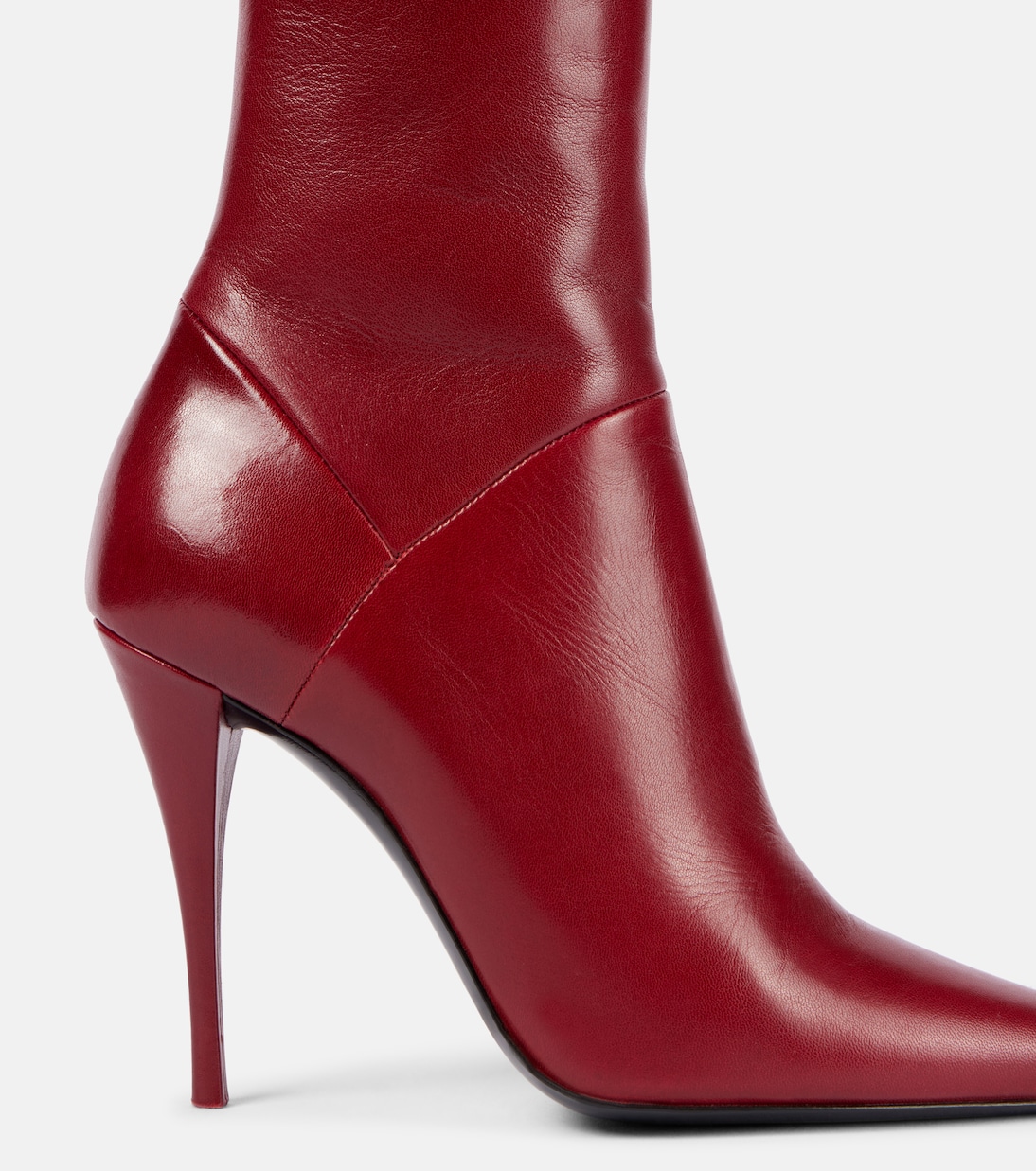 Botas altas Vivian 100 de piel | Saint Laurent