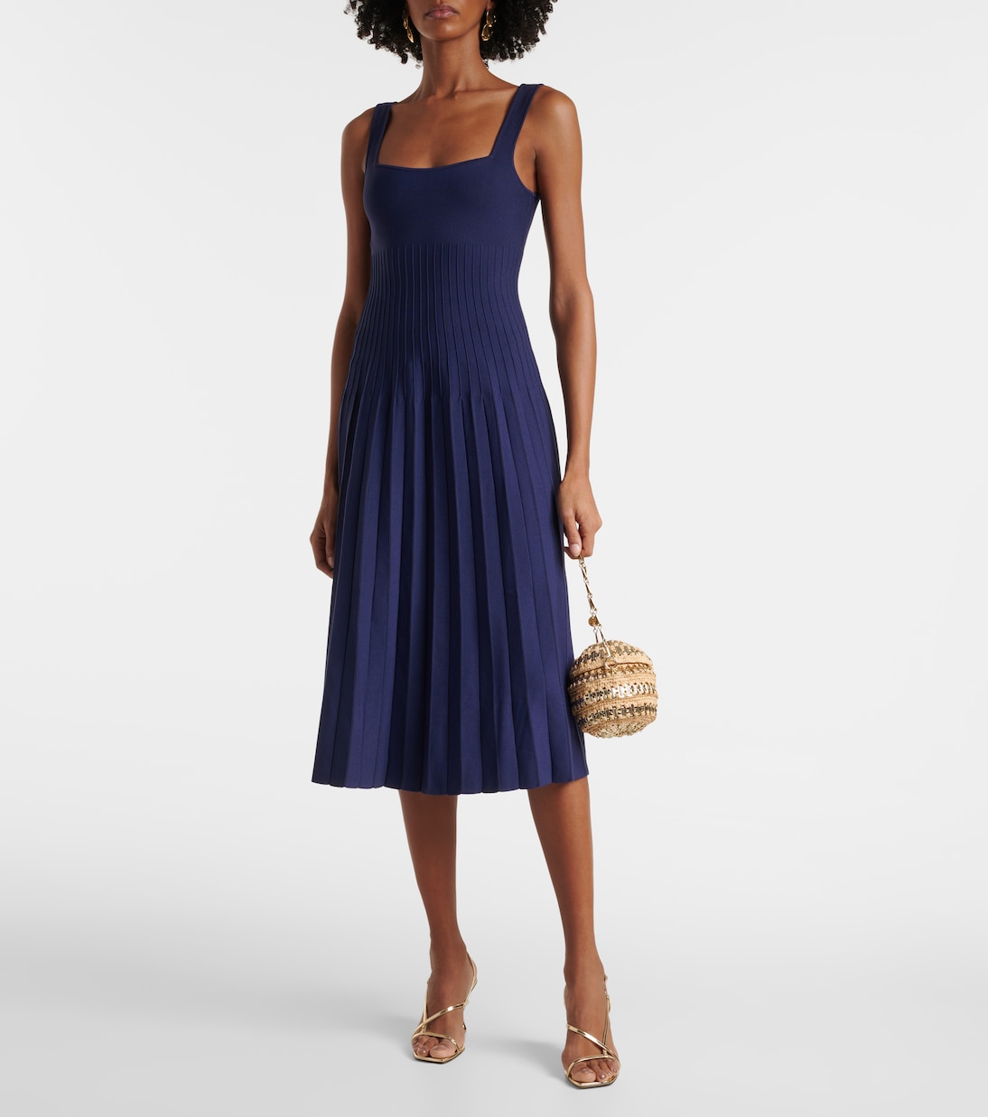 Abito midi Ellison in maglia | Staud