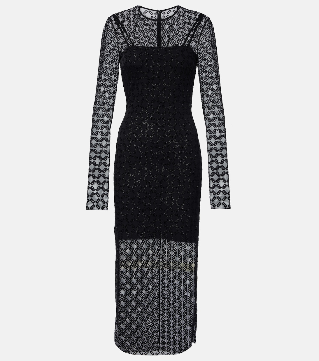Robe midi Monogram 72 Glitter | Givenchy