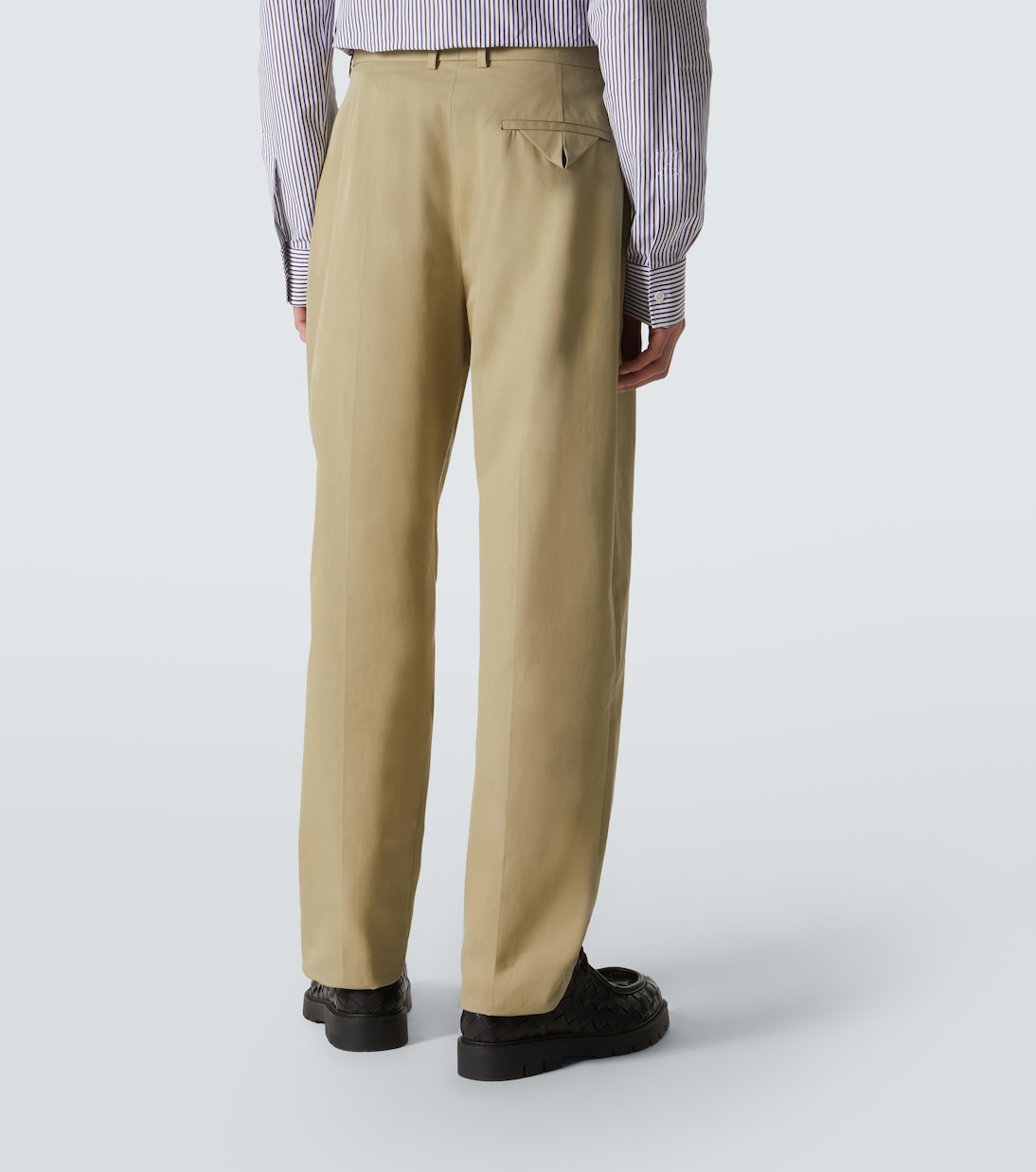 Pantaloni regular in twill di cotone | Bottega Veneta