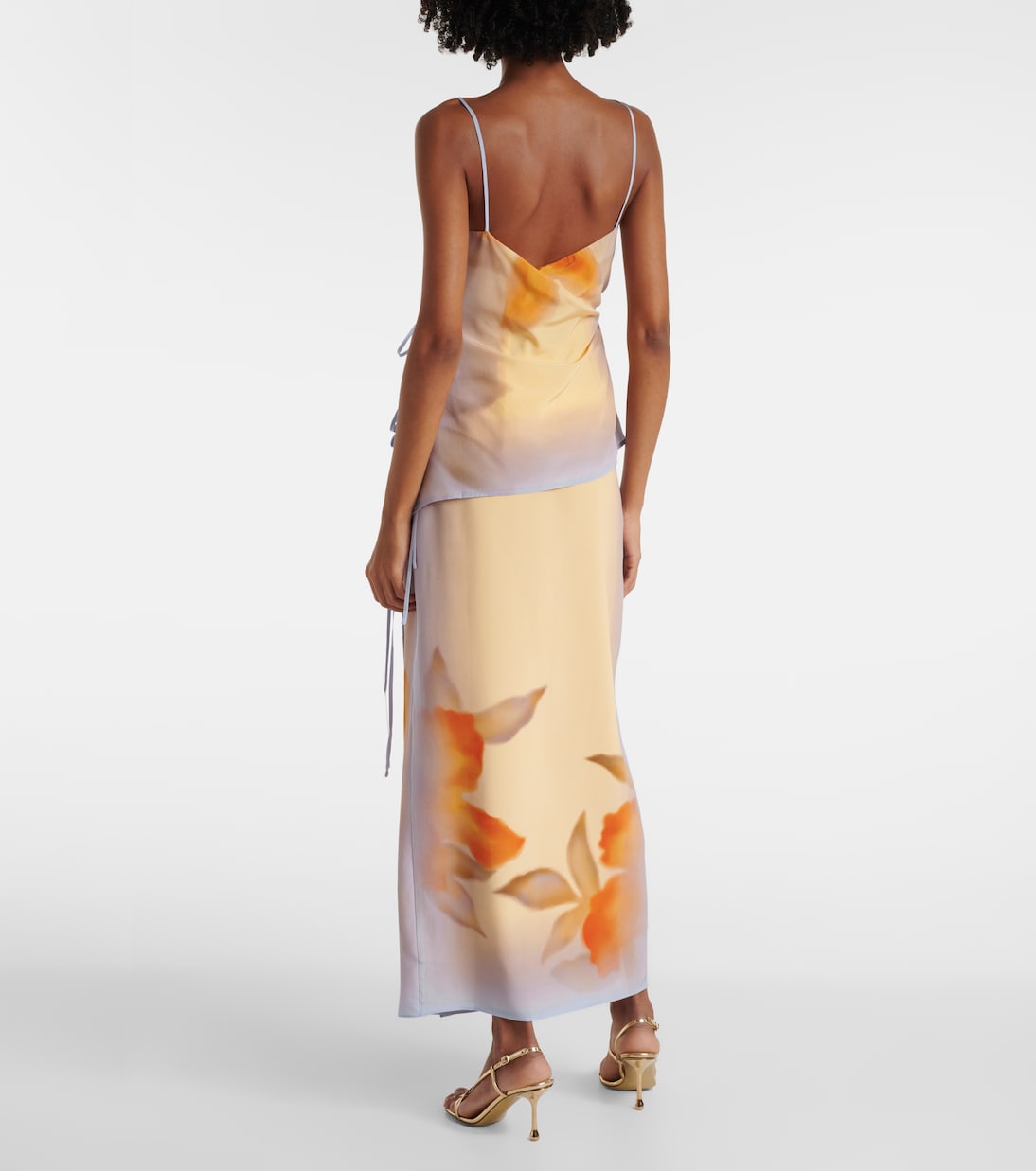 Camisole Serene in seta con stampa | SIR
