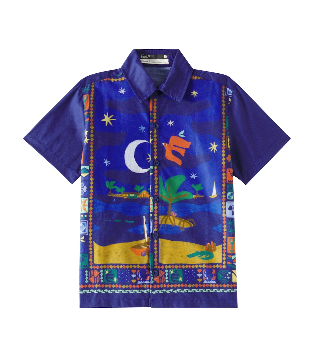 Camicia Noite De Mangue in cotone | Fábula