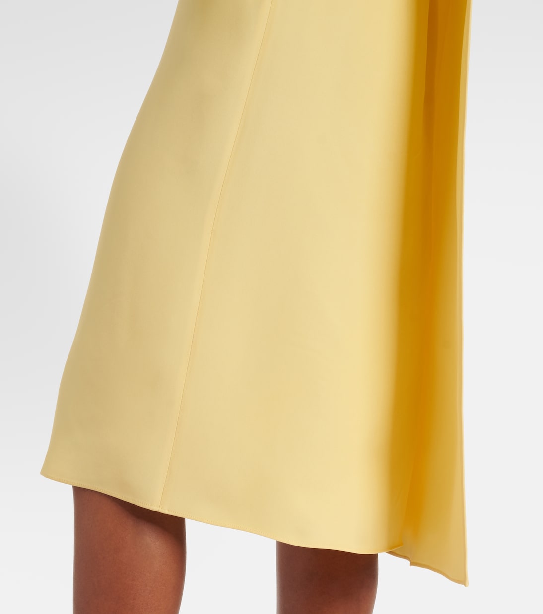 Abito midi Double G in cady | Gucci