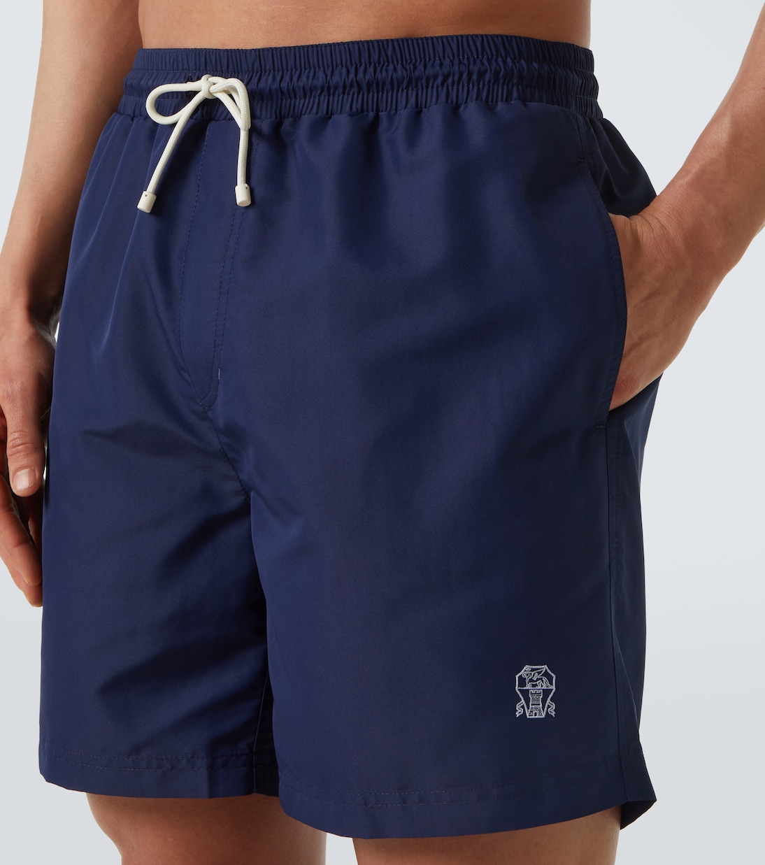 Short de bain à logo | Brunello Cucinelli