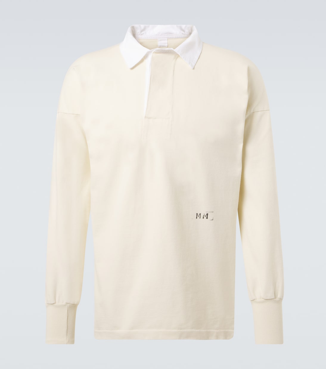 Polo en jersey de algodón con logo | Maison Margiela