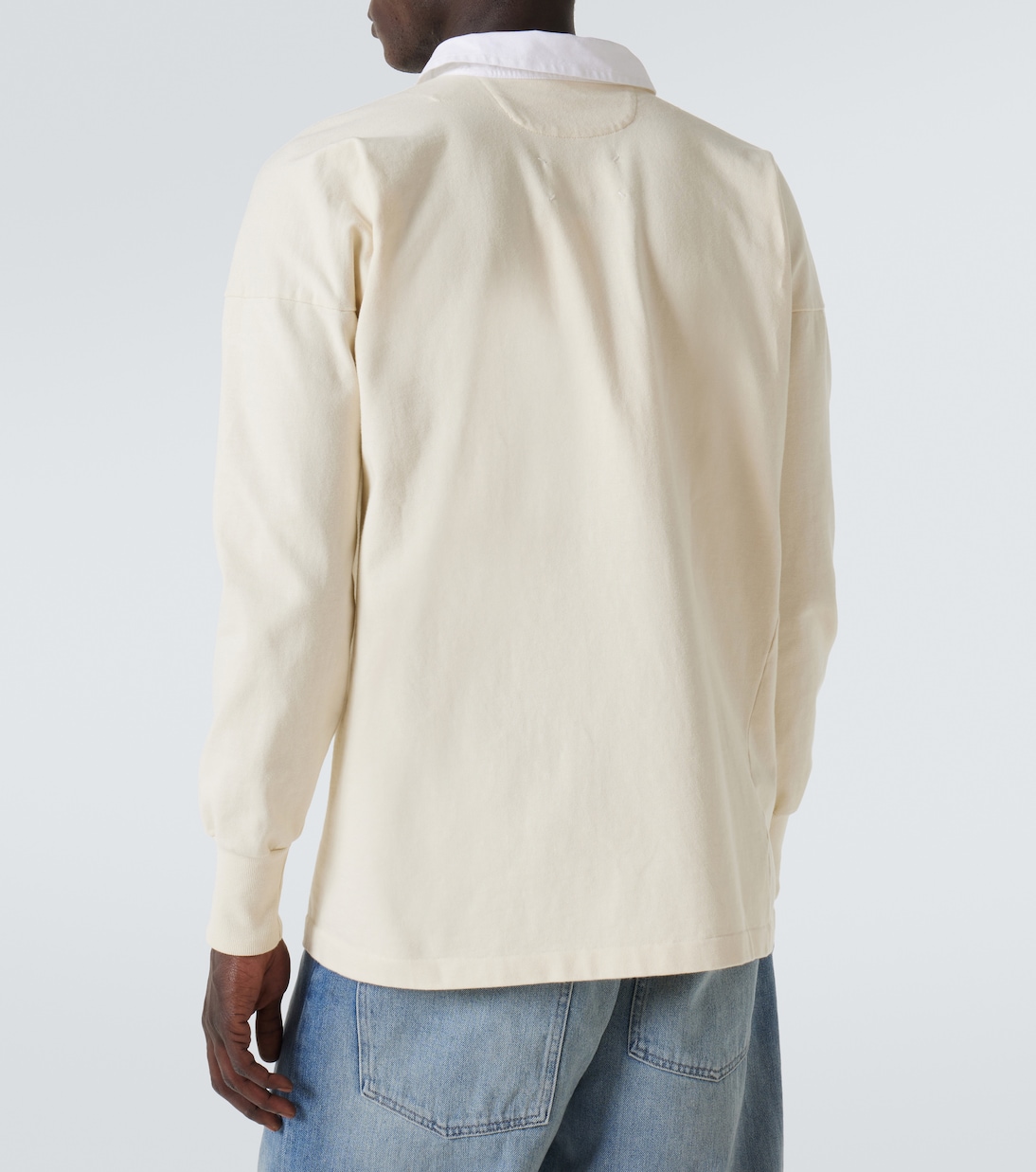 Polo en jersey de algodón con logo | Maison Margiela