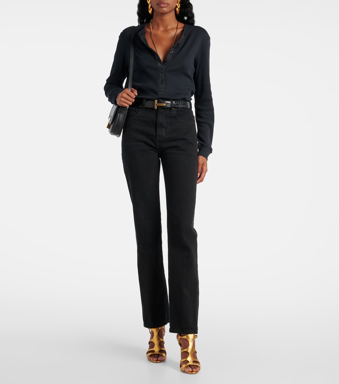 Top in cotone e seta | Tom Ford