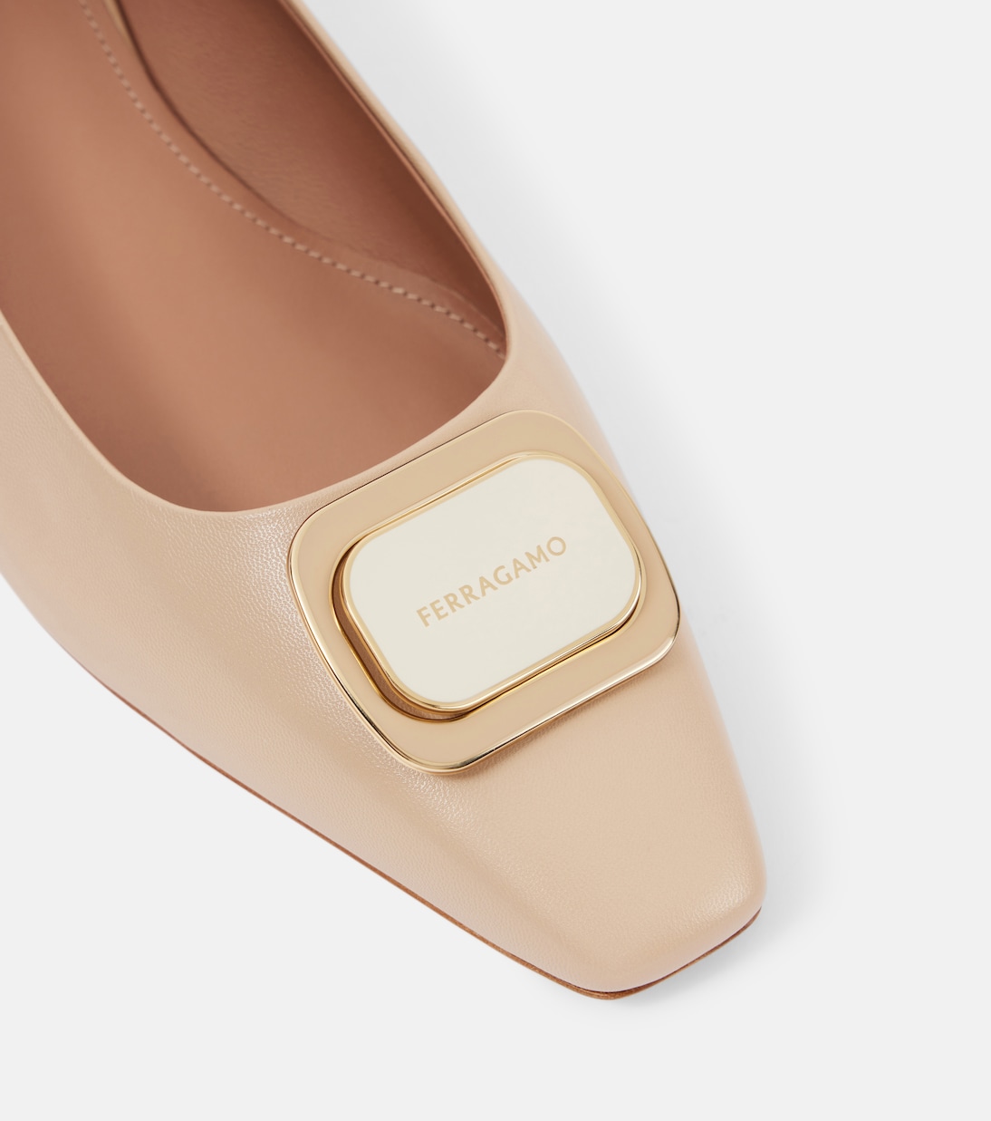Venera 20 leather ballet flats | Ferragamo
