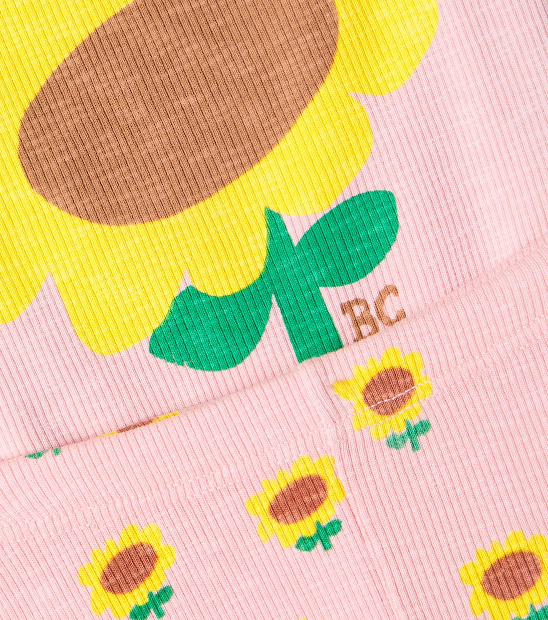 Baby Sunflower cotton-blend bodysuit and leggings set | Bobo Choses
