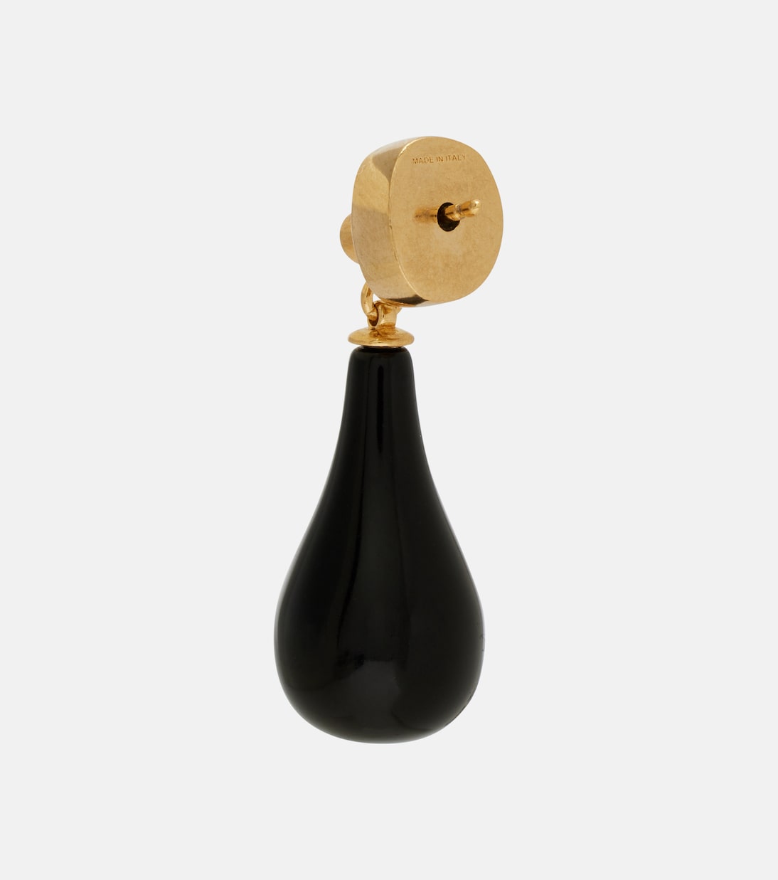 Ohrringe Onyx mit Kristallen | Toteme