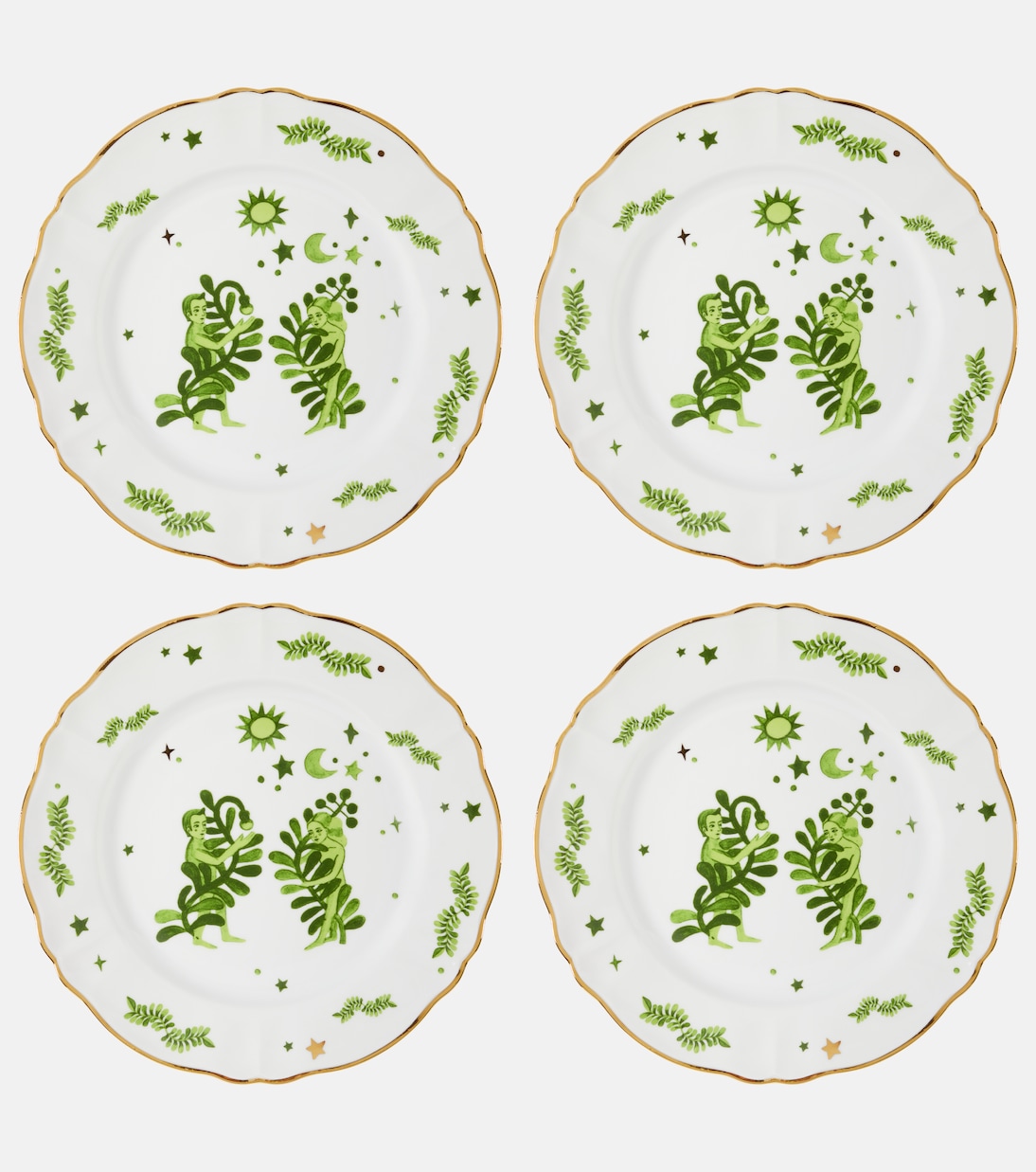 Eden set of 4 dinner plates | Bitossi