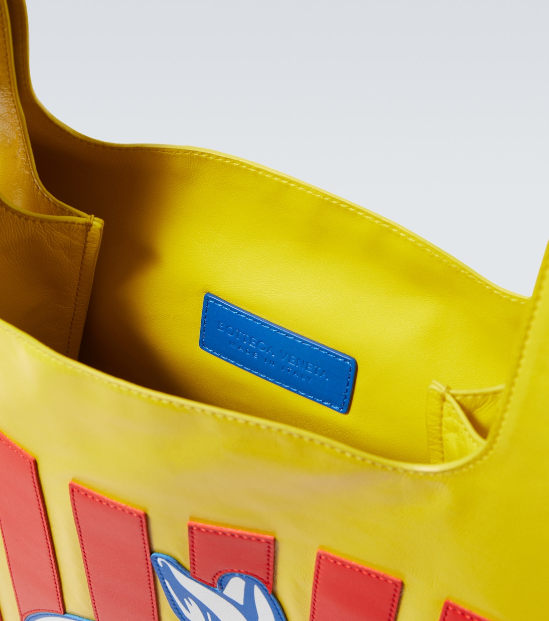 Supermercato leather tote bag | Bottega Veneta