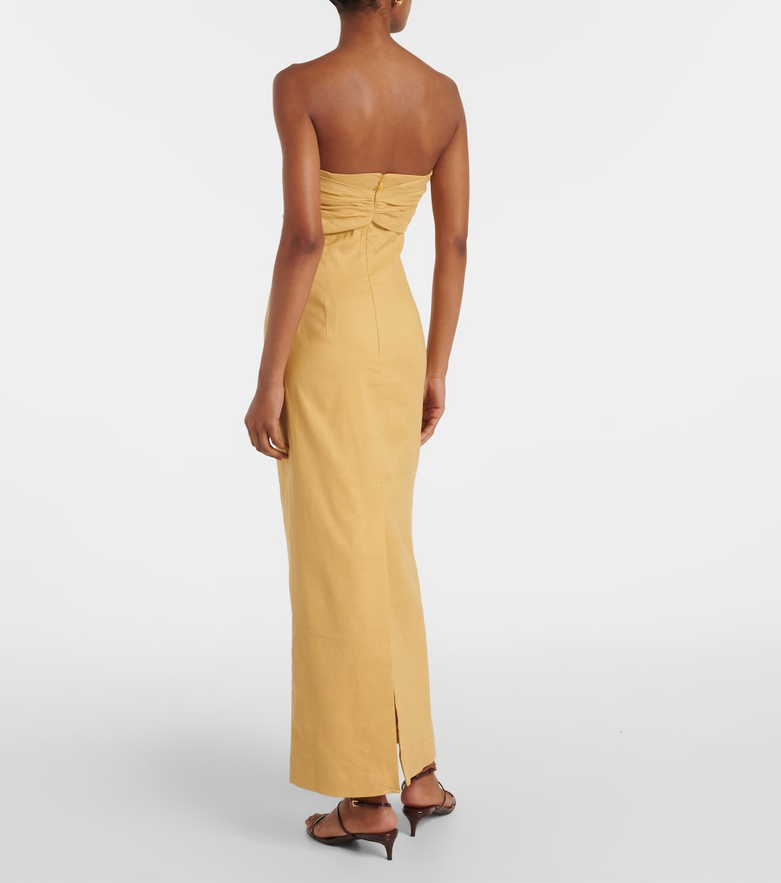 Rahel linen and cotton-blend maxi dress | Tove