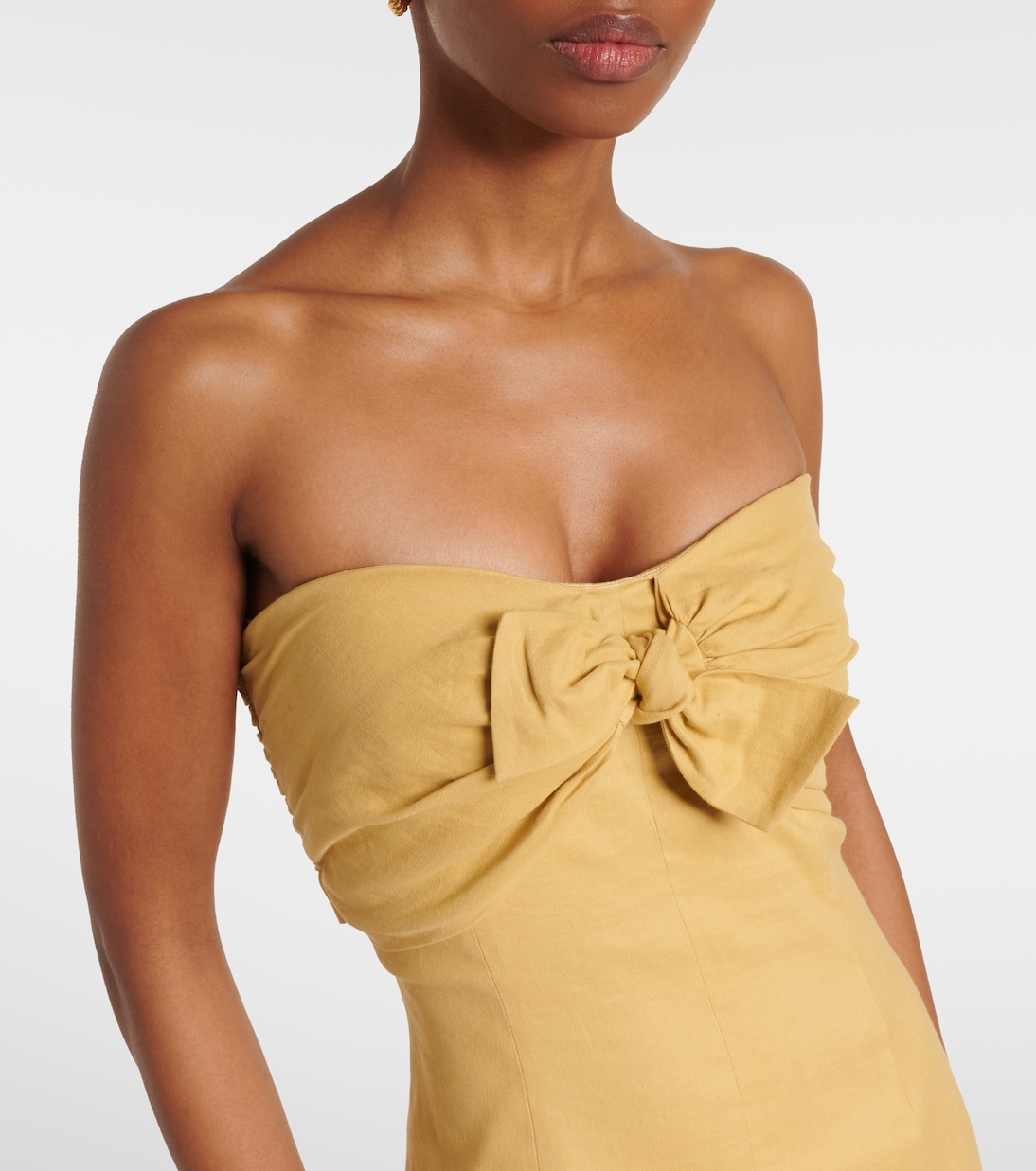 Rahel linen and cotton-blend maxi dress | Tove