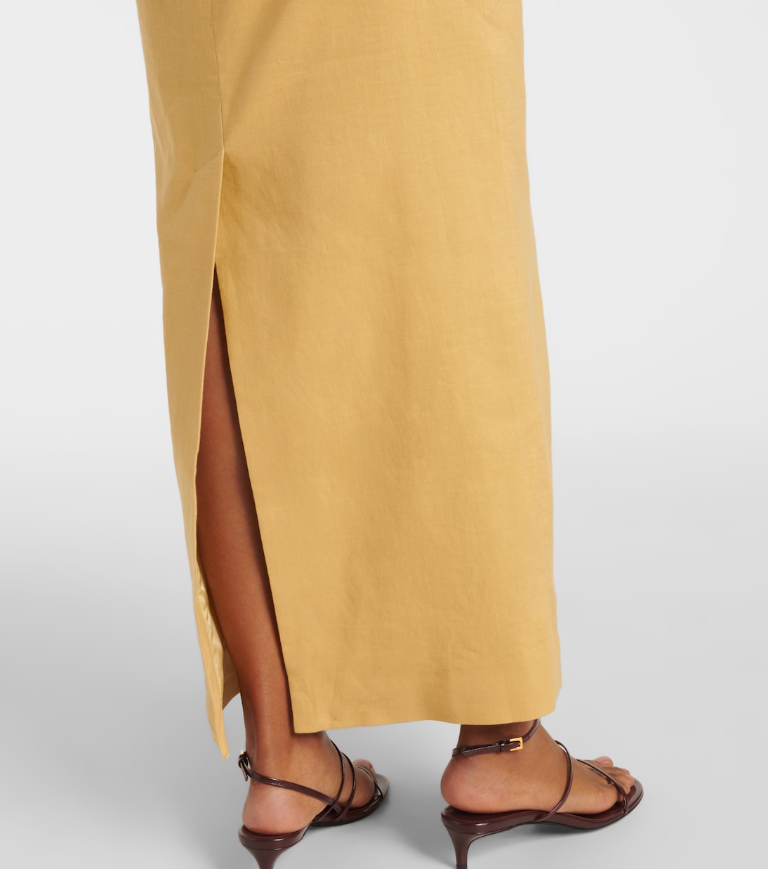 Rahel linen and cotton-blend maxi dress | Tove