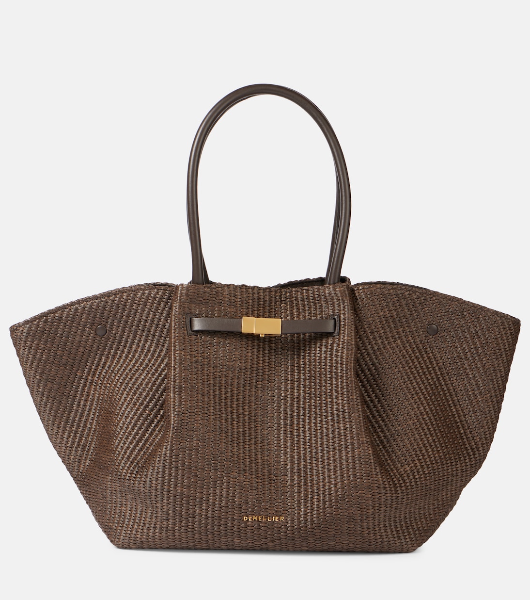 Sac New York en raphia et cuir | DeMellier