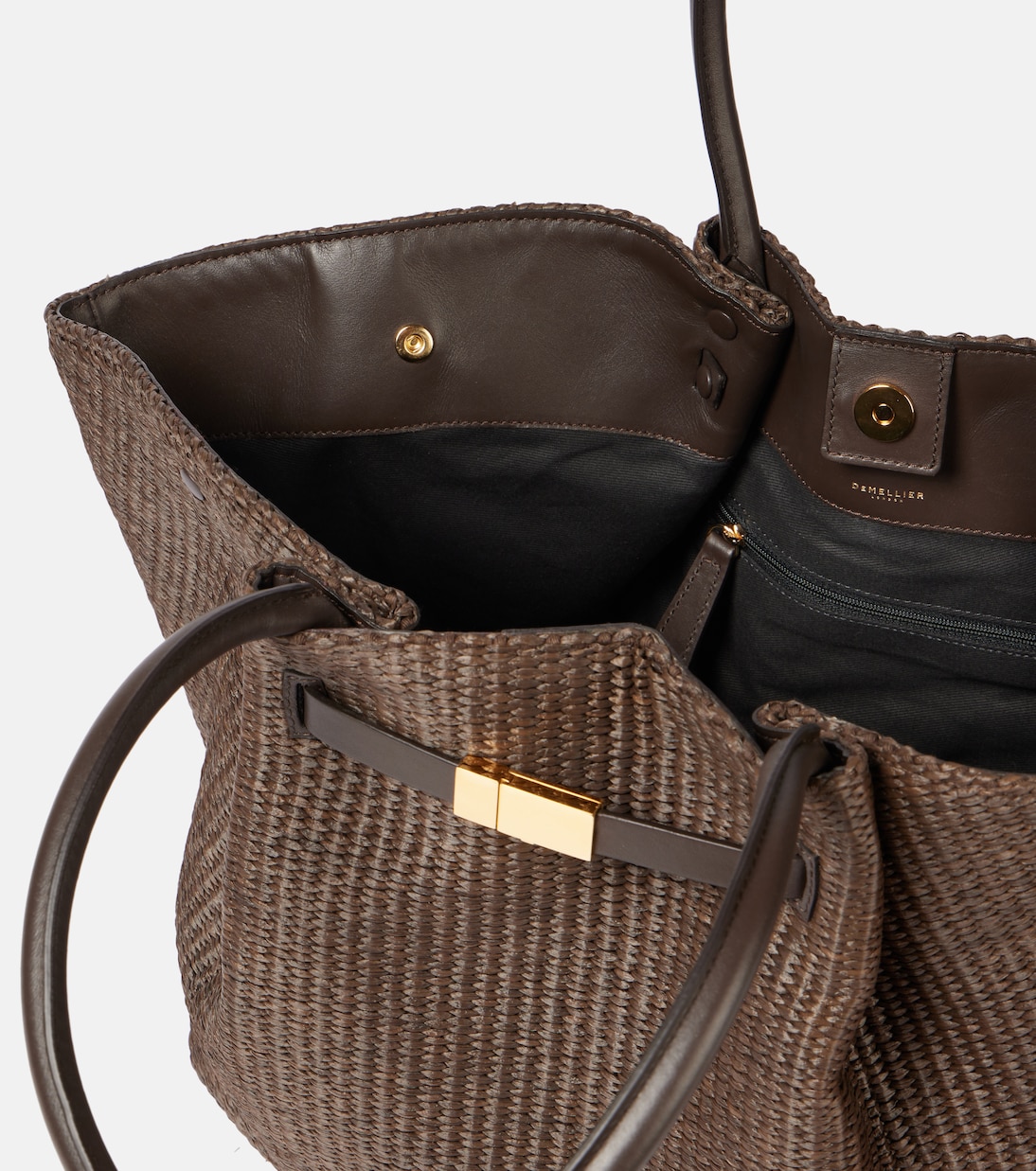 Sac New York en raphia et cuir | DeMellier