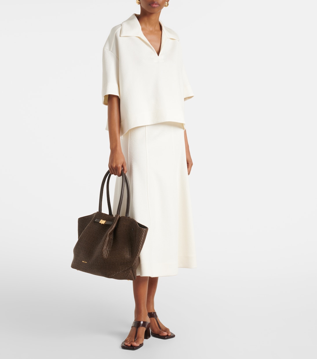 Sac New York en raphia et cuir | DeMellier