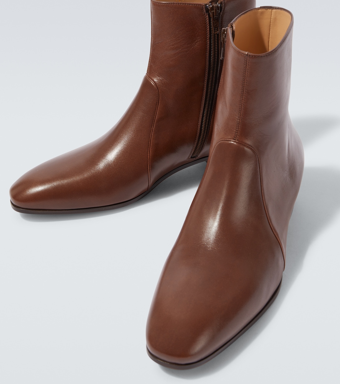 VLogo leather ankle boots | Valentino Garavani