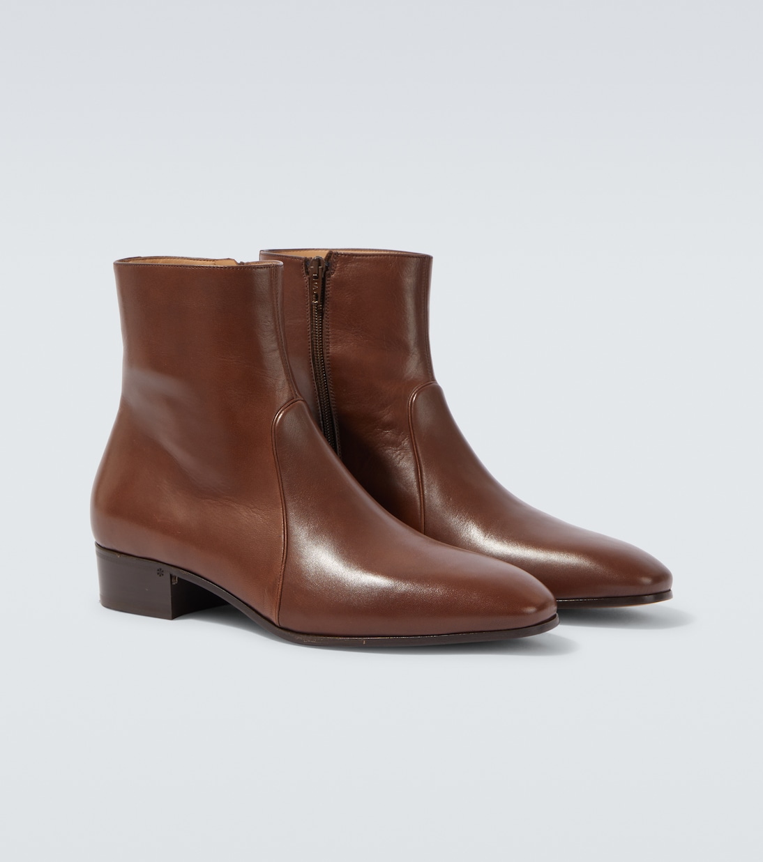 VLogo leather ankle boots | Valentino Garavani