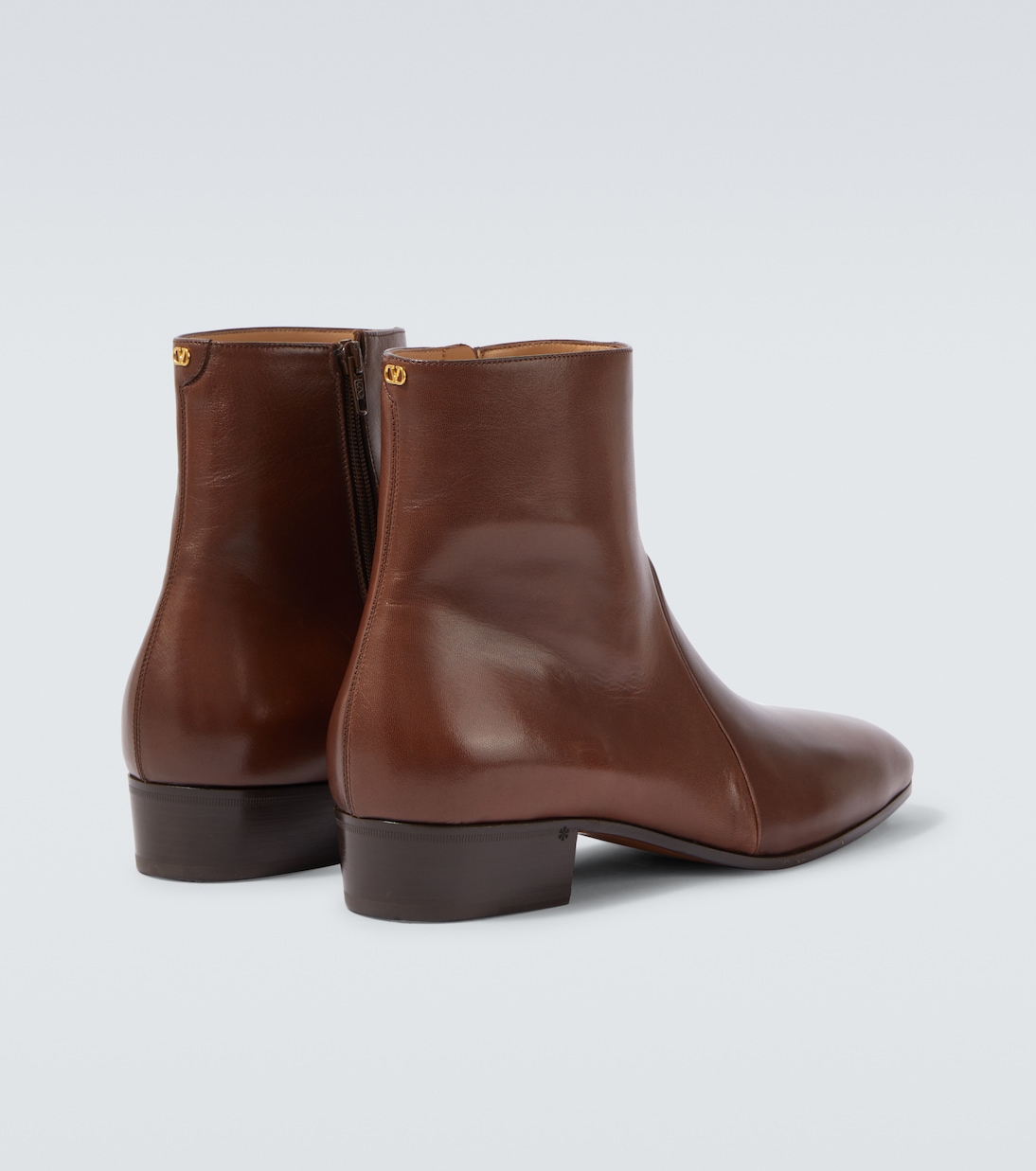 VLogo leather ankle boots | Valentino Garavani