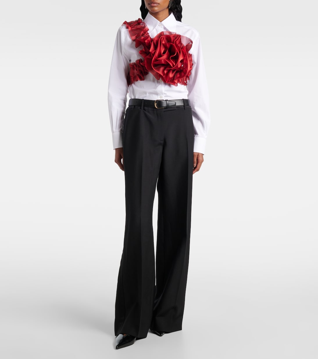 Ruffled top | Noir Kei Ninomiya