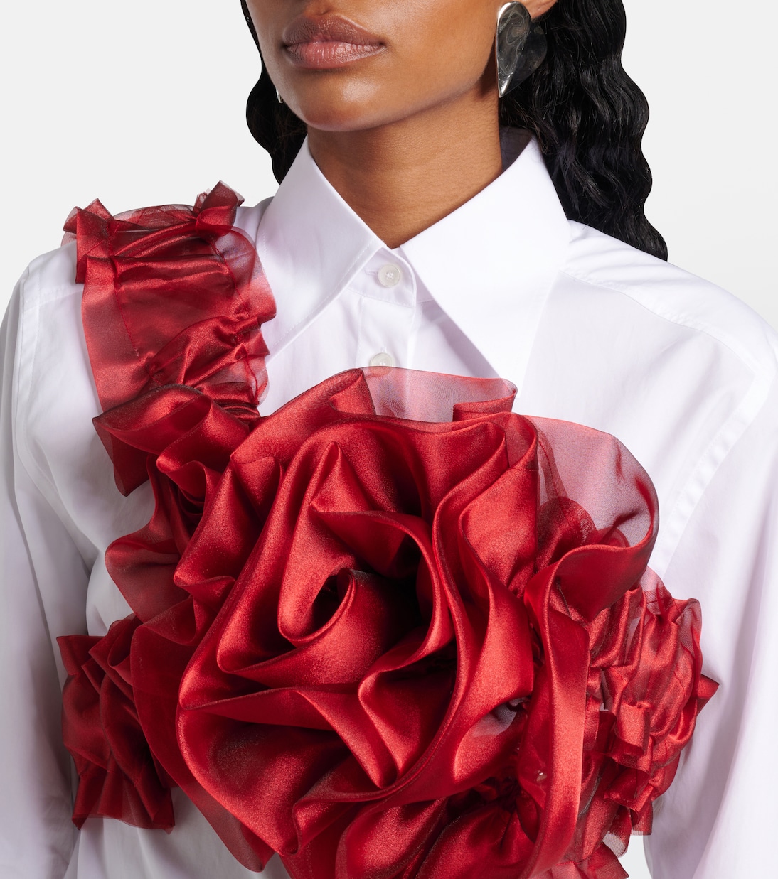 Ruffled top | Noir Kei Ninomiya