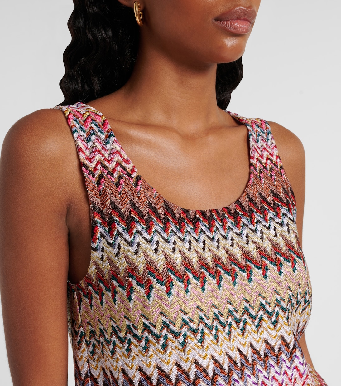 Zigzag lamé top | Missoni