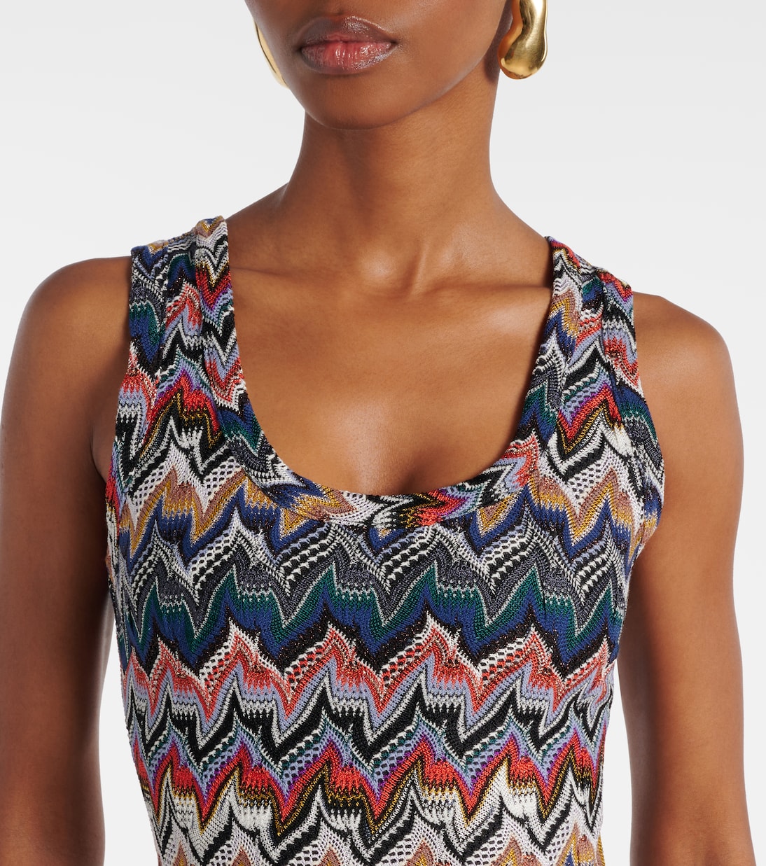 Top aus Lamé | Missoni