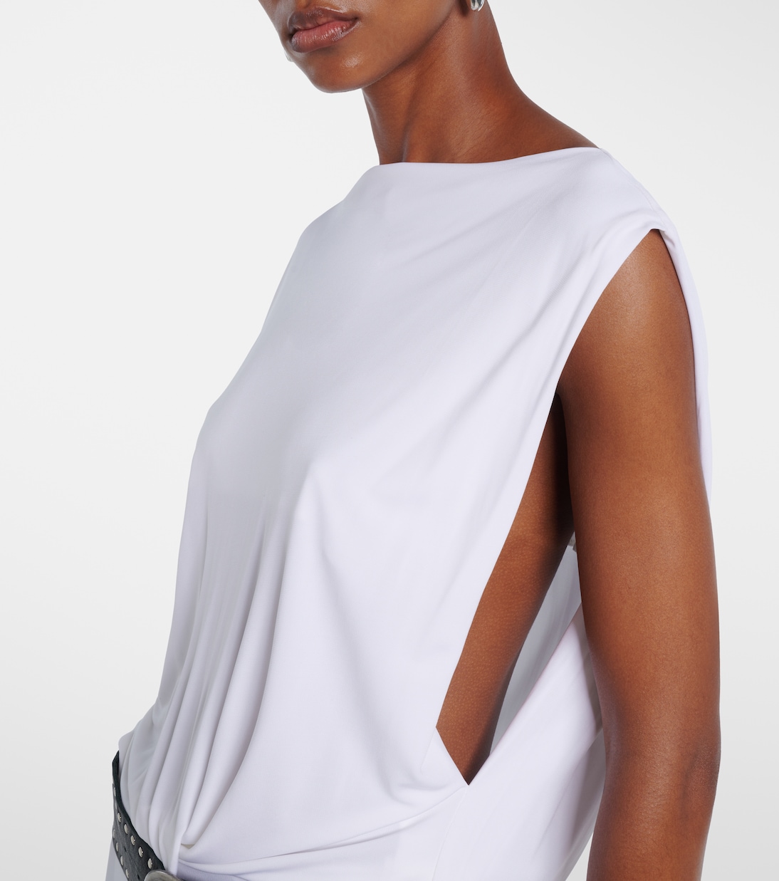 Belted draped jersey maxi dress | Christopher Esber