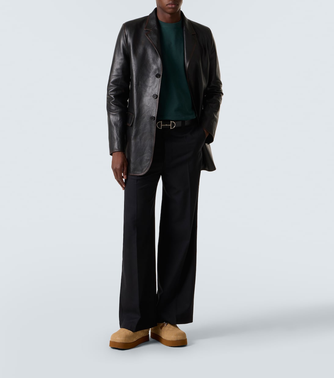 Mules GG en daim et shearling  | Gucci