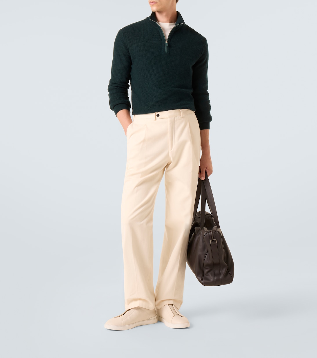 Cashmere half-zip sweater | Zegna