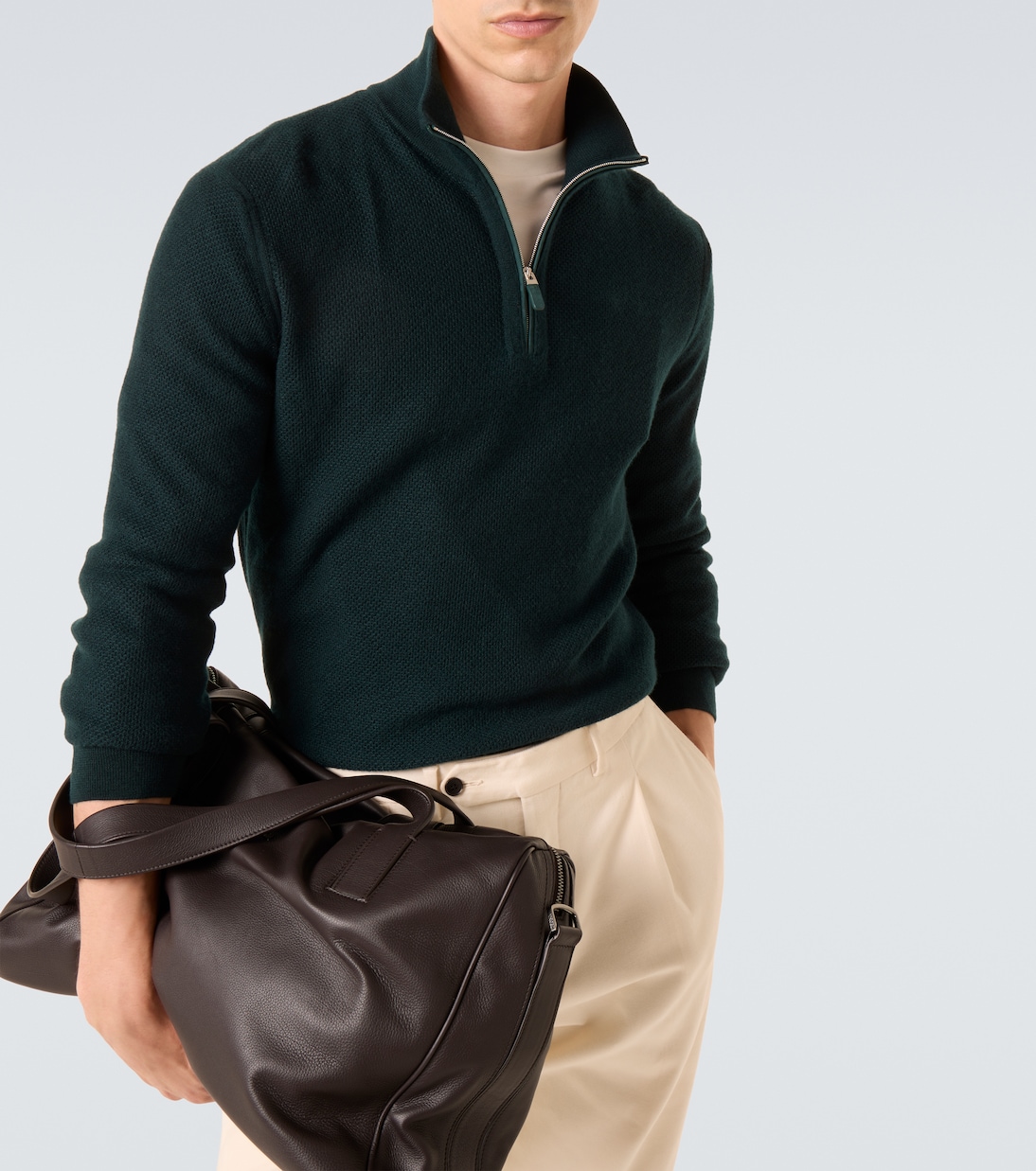 Cashmere half-zip sweater | Zegna