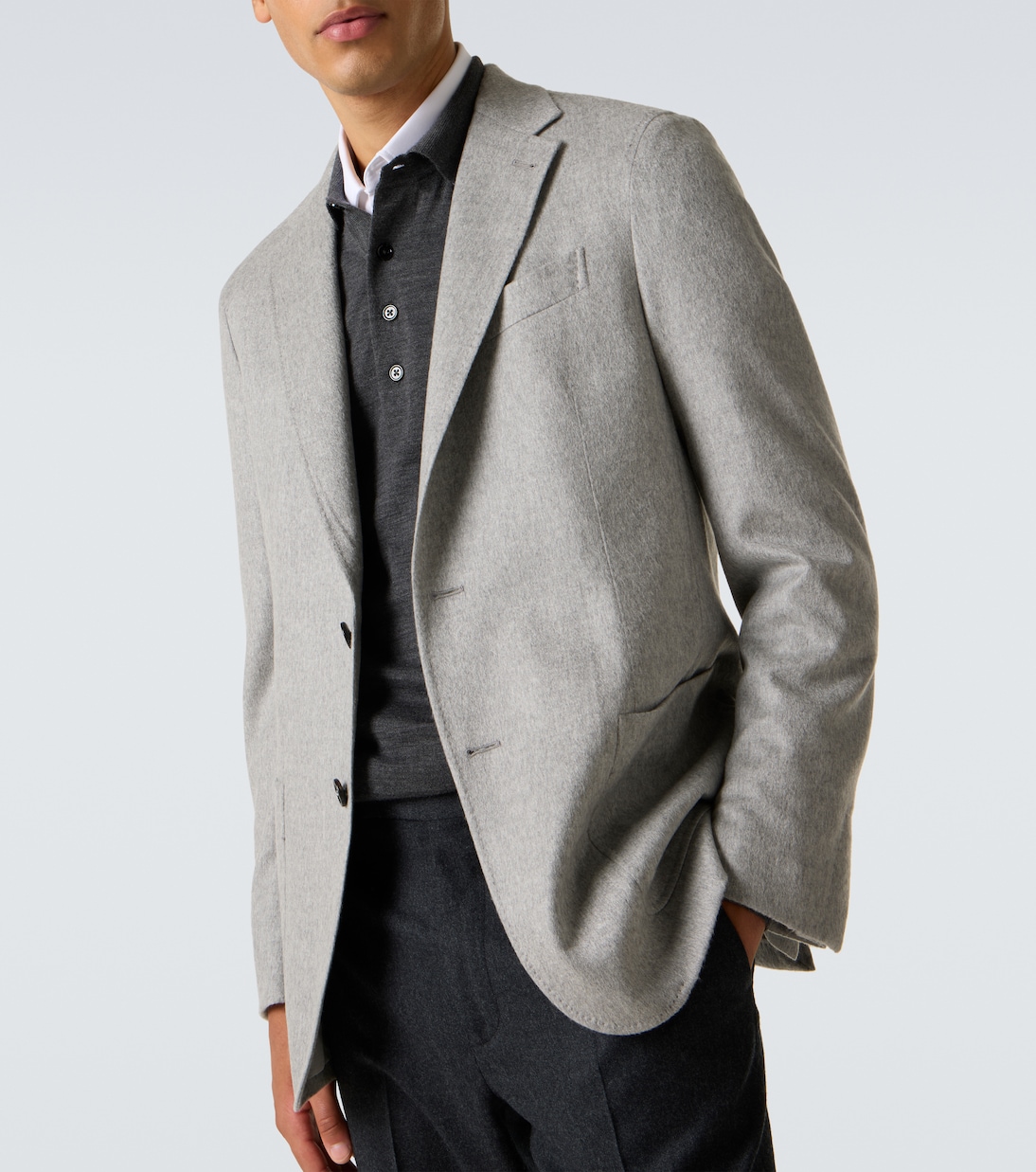 Layered cashmere blazer | Zegna