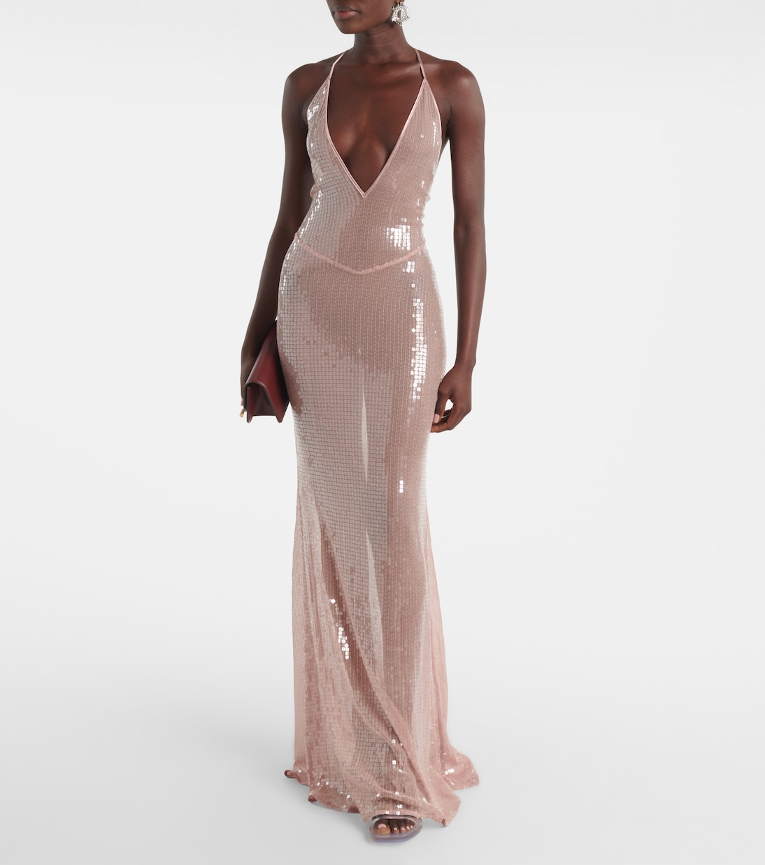 Robe longue Claudie à sequins | The New Arrivals Ilkyaz Ozel