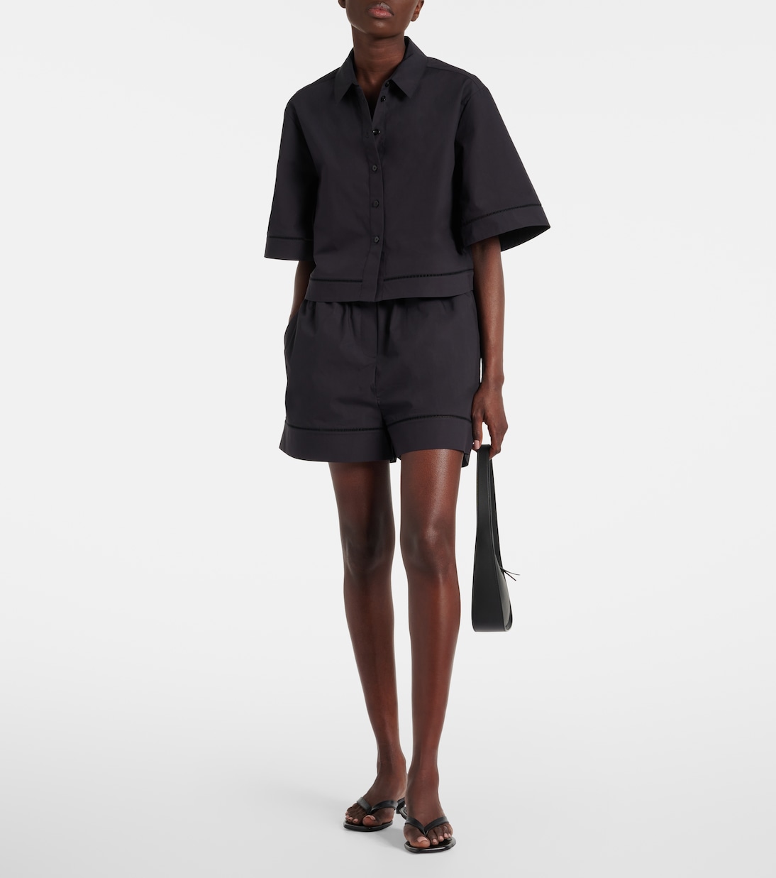 Camisa de popelín de algodón | Róhe