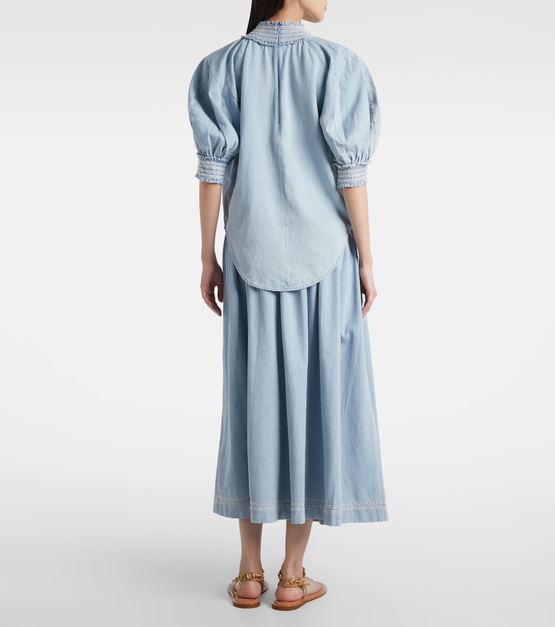 Blusa Ascension de denim | Zimmermann