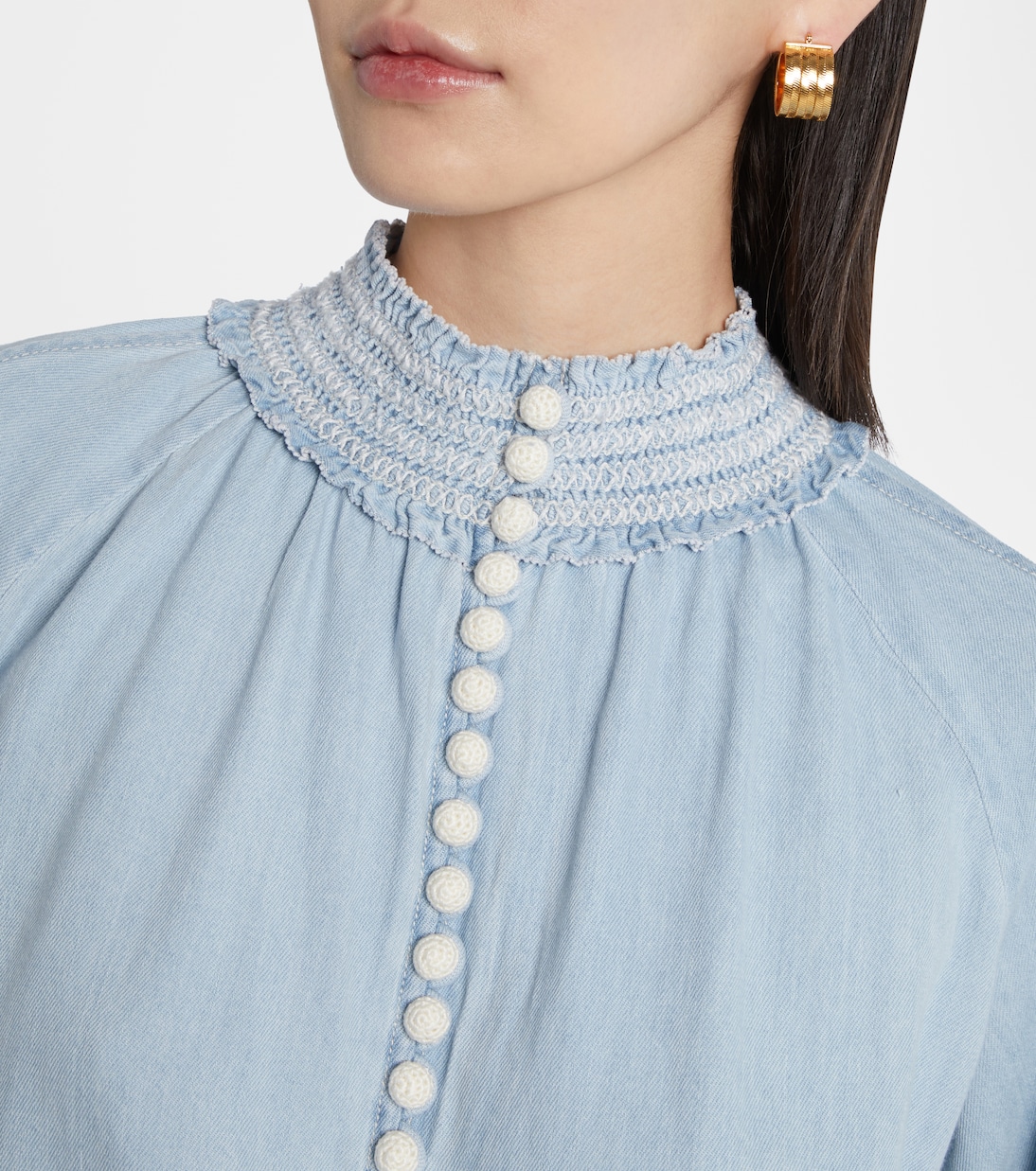 Blusa Ascension de denim | Zimmermann