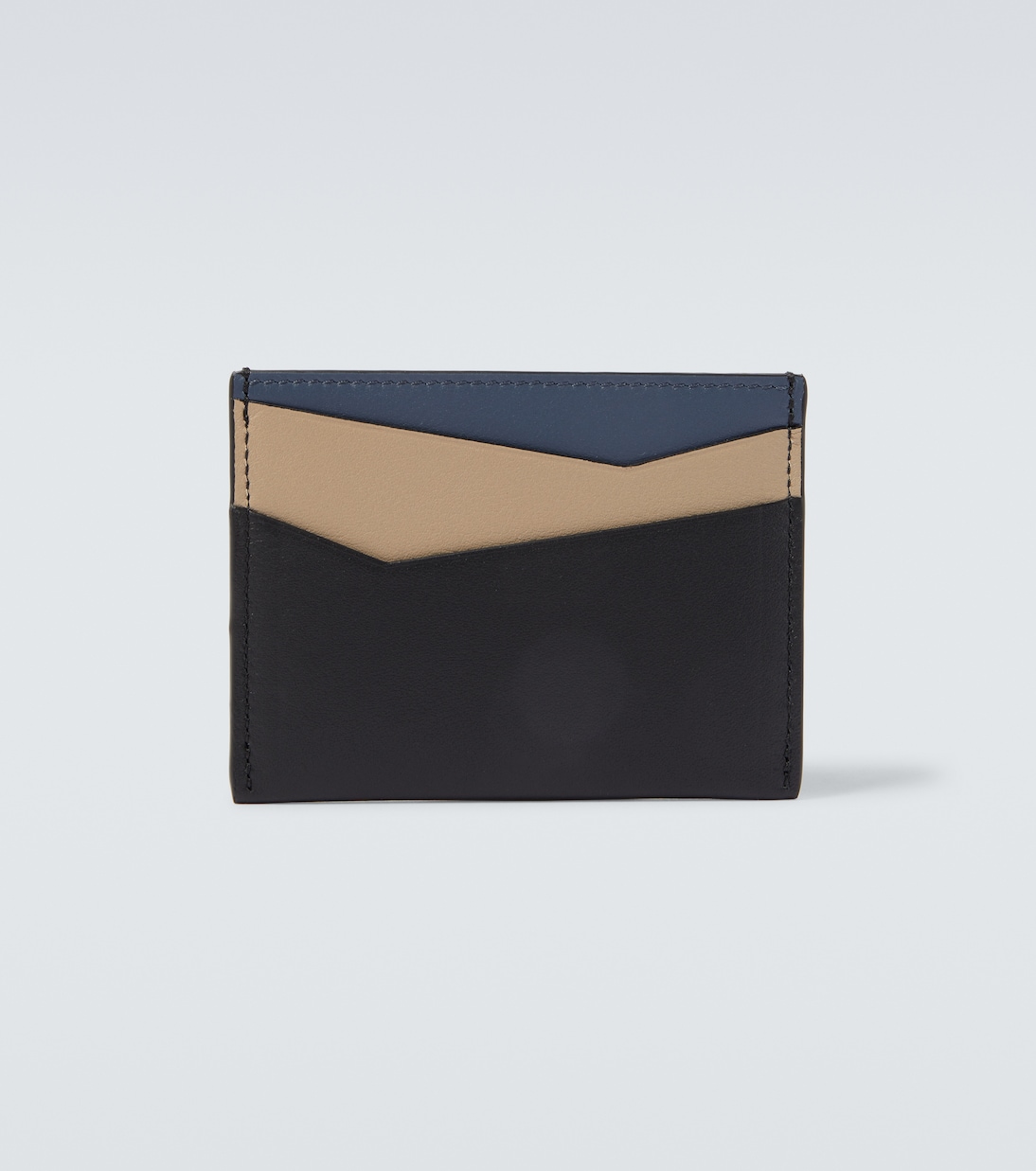 Puzzle colorblocked leather card holder | Loewe