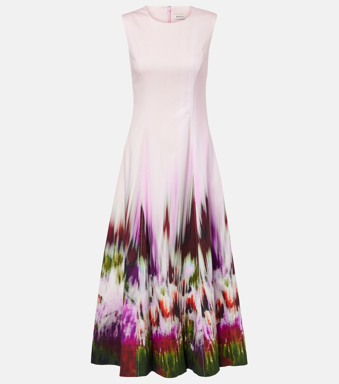 Magnolia cotton and rayon-blend midi dress | Simkhai