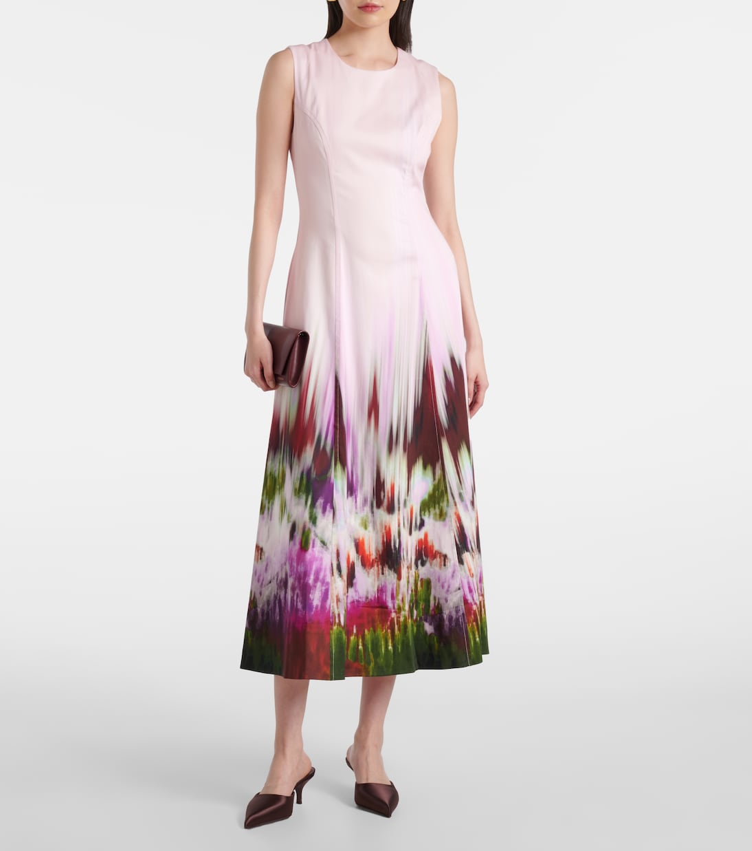 Magnolia cotton and rayon-blend midi dress | Simkhai