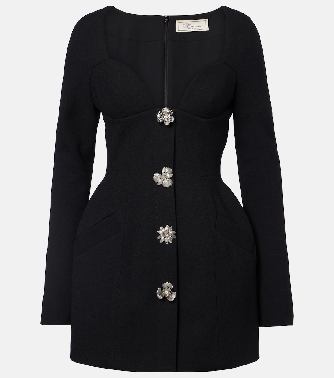 Embellished crêpe minidress | Blumarine